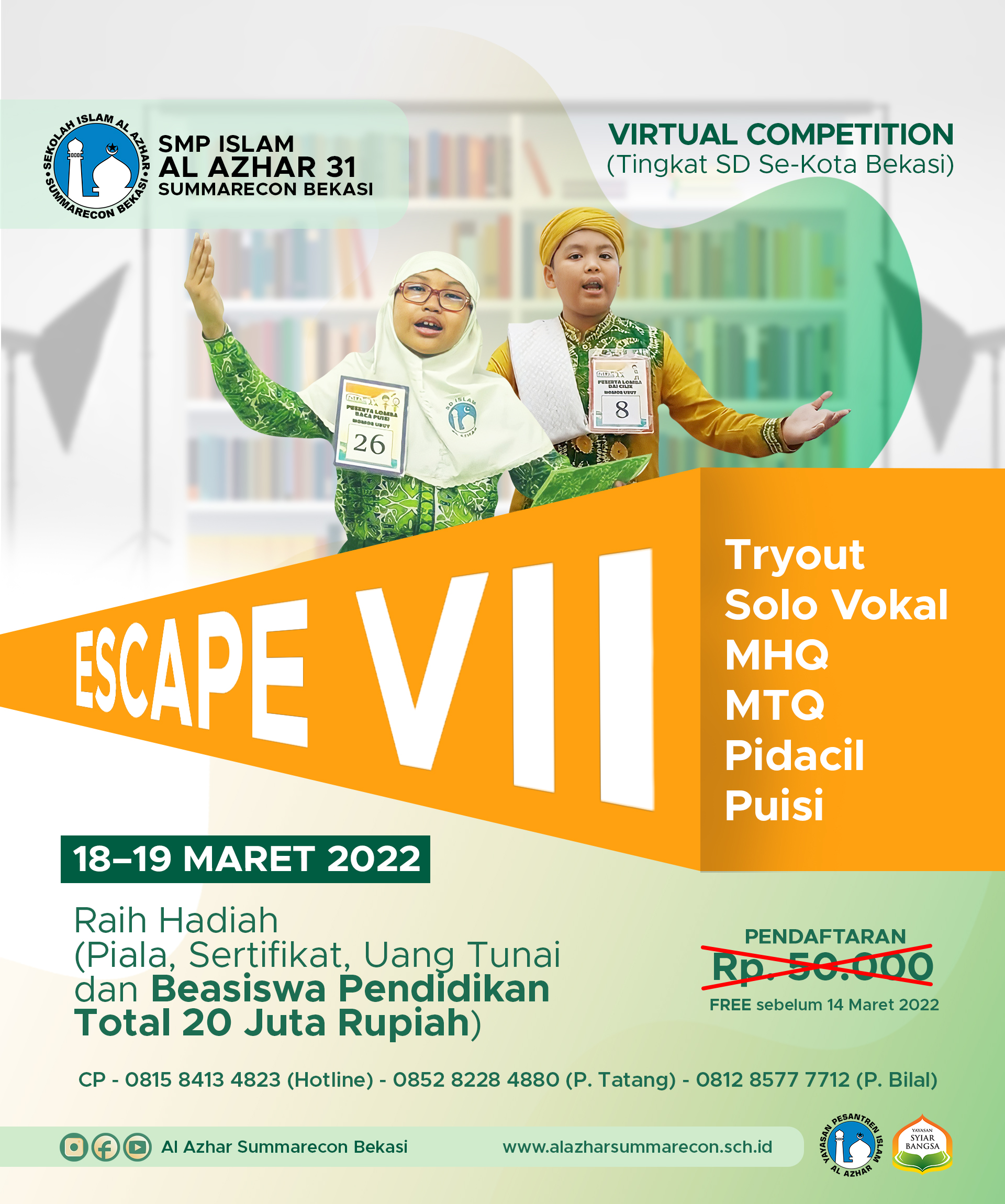 ESCAPE VII (VIRTUAL) COMPETITION, SMPIA 31 SUMMARECON BEKASI